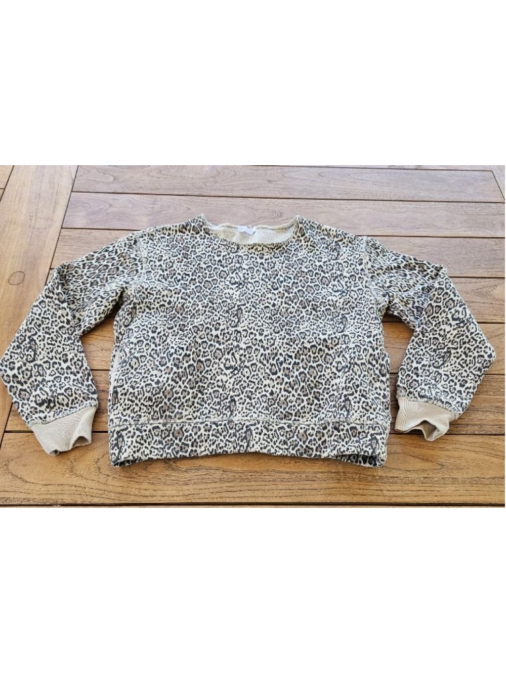 Socialite Cheetha Print Sweatshirt Size S